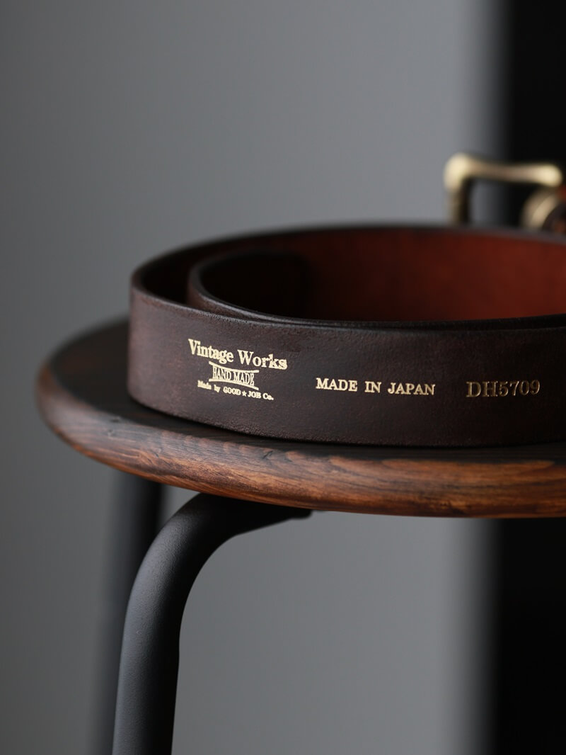 Vintage Works ヴィンテージワークス Leather belt 5Hole レザーベルト 5ホール DH5709