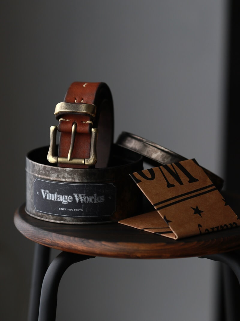 Vintage Works ヴィンテージワークス Leather belt 5Hole レザーベルト 5ホール DH5709