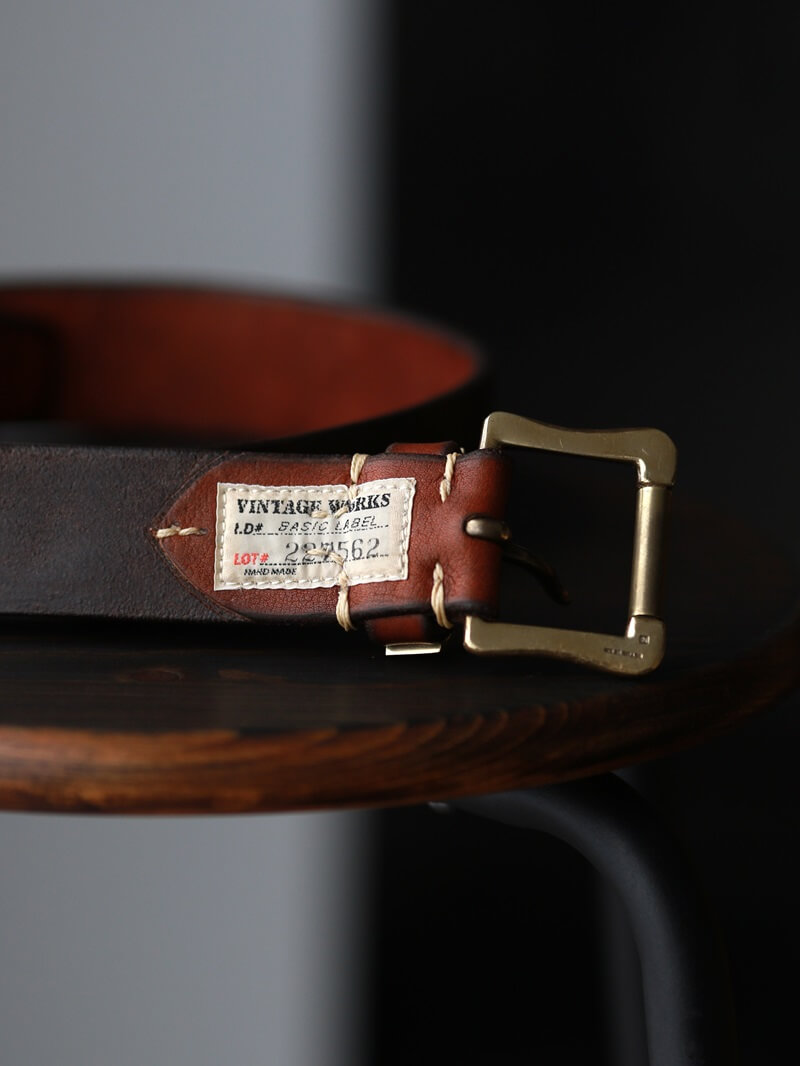 Vintage Works ヴィンテージワークス Leather belt 5Hole レザーベルト 5ホール DH5709