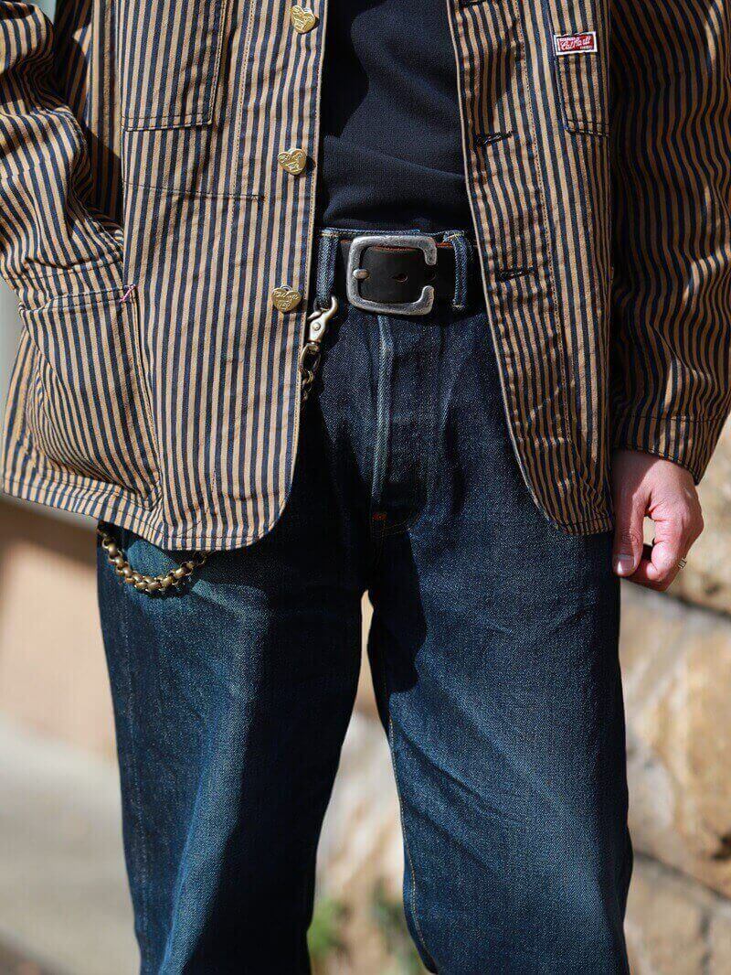 Vintage Works ヴィンテージワークス Leather belt 7Hole レザーベルト 7ホール 茶芯 DH5536 MAX