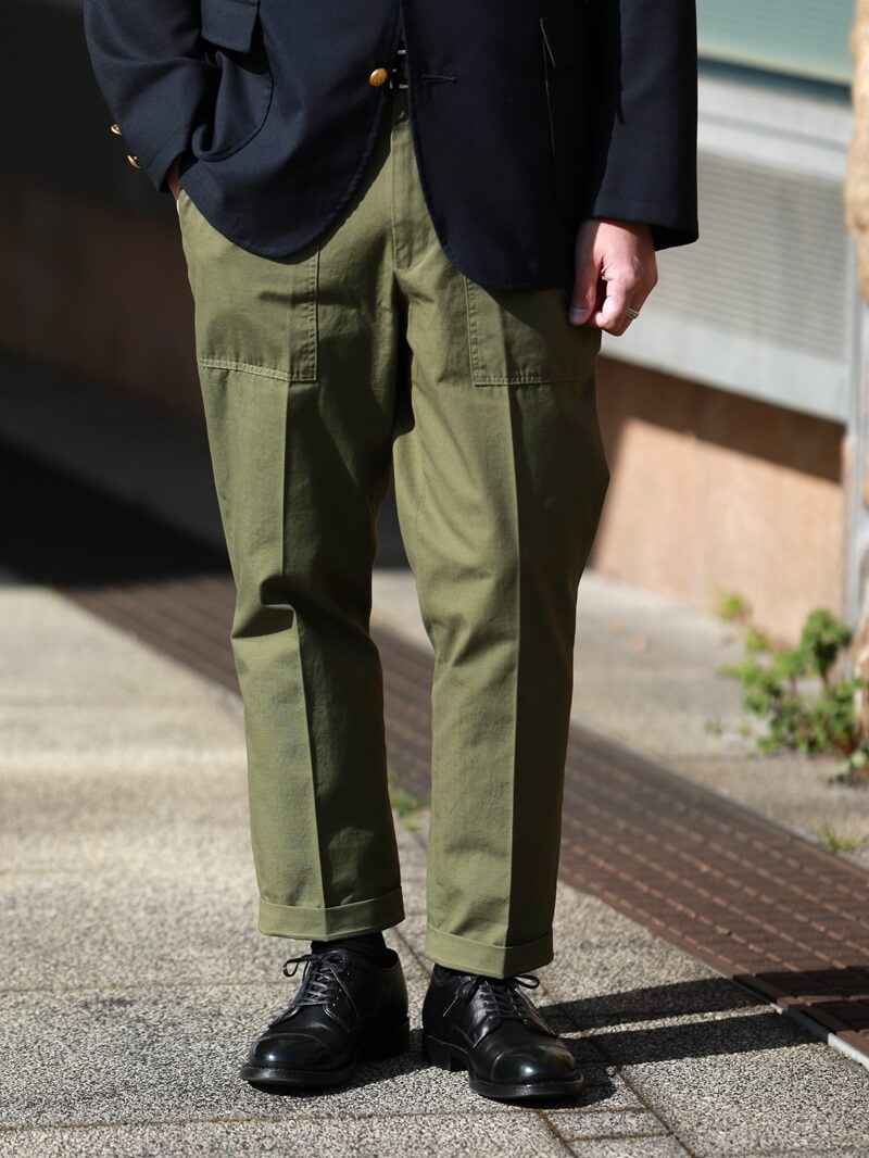 BARNSTORMER バーンストーマー Dress Fatigue Pants Cotton Ripstop ドレスファティーグパンツ コットンリップストップ 1313P