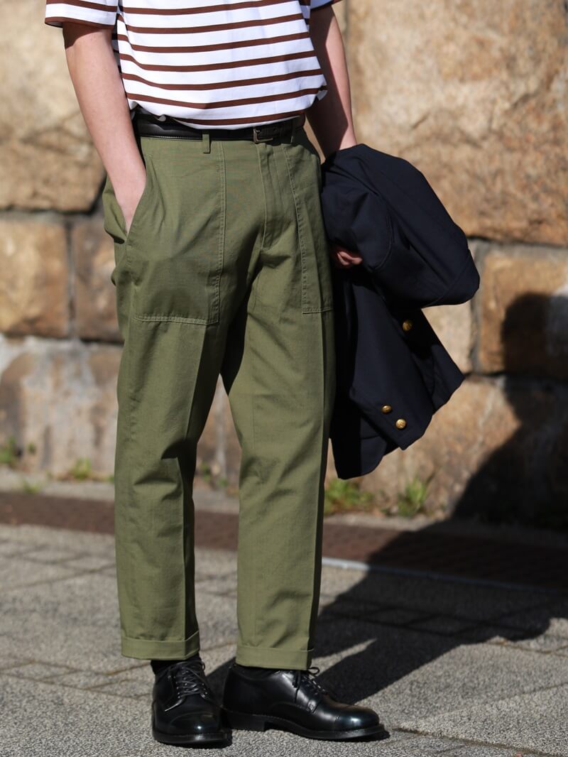 BARNSTORMER バーンストーマー Dress Fatigue Pants Cotton Ripstop ドレスファティーグパンツ コットンリップストップ 1313P