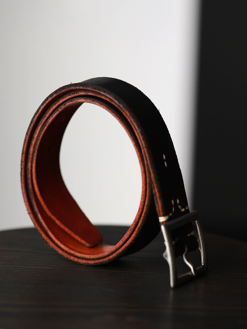 Vintage Works ヴィンテージワークス Leather belt 7Hole レザーベルト 7ホール 茶芯 DH5727