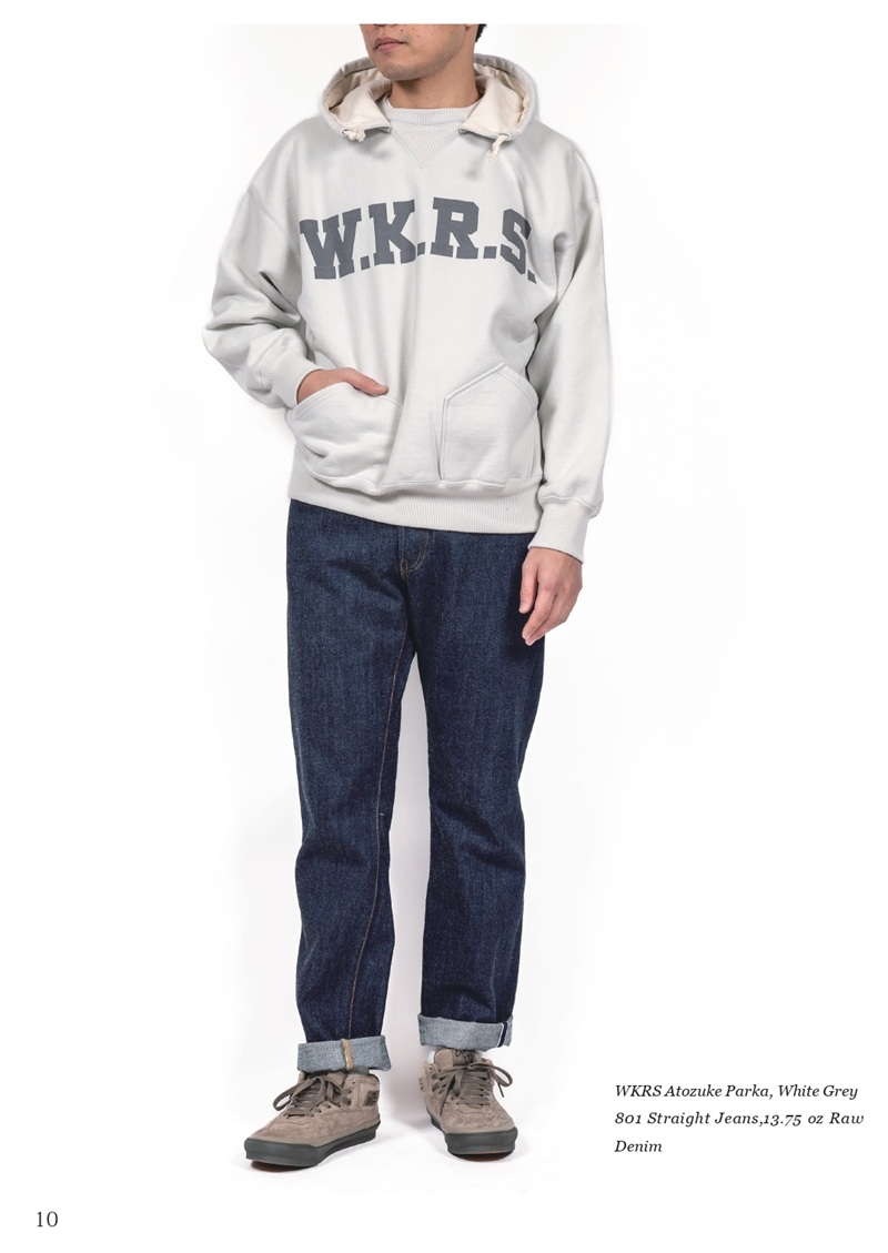 WORKERS ワーカーズ Atozuke Parka, 2-Tone/Oatmeal x Fade Blk