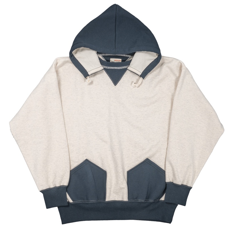 WORKERS ワーカーズ Atozuke Parka, 2-Tone/Oatmeal x Fade Blk