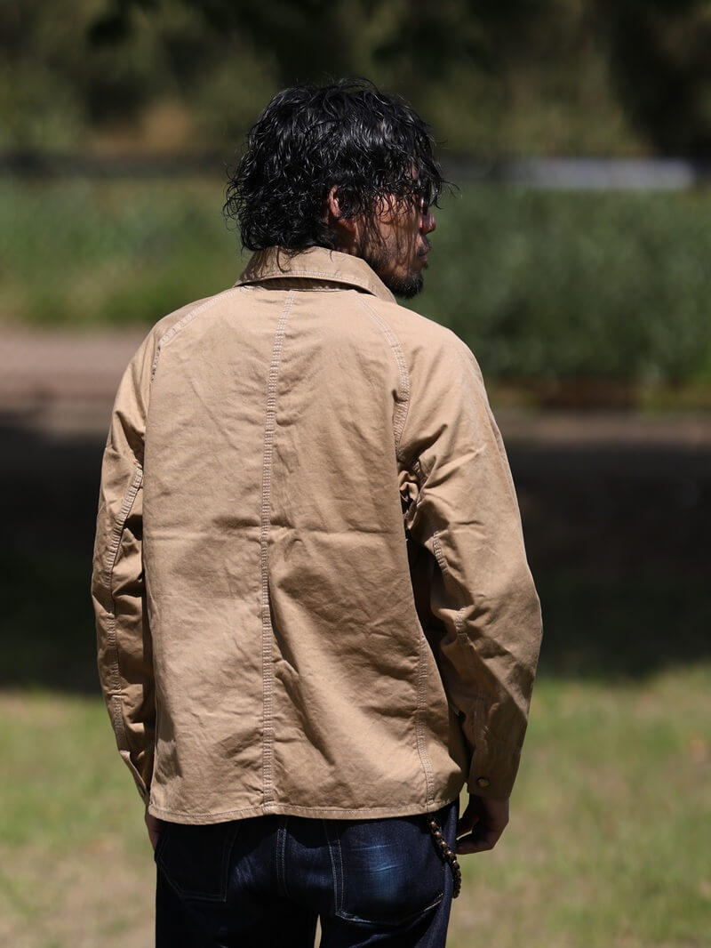 TCB jeans TCBジーンズ Cat Head Jacket Khaki Drill キャットヘッドジャケット カーキドリル カバーオール Qurious キュリアス 新潟 通販