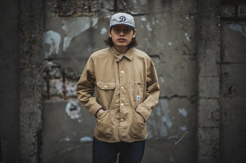 TCB jeans TCBジーンズ Cat Head Jacket Khaki Drill キャットヘッドジャケット カーキドリル カバーオール Qurious キュリアス 新潟 通販