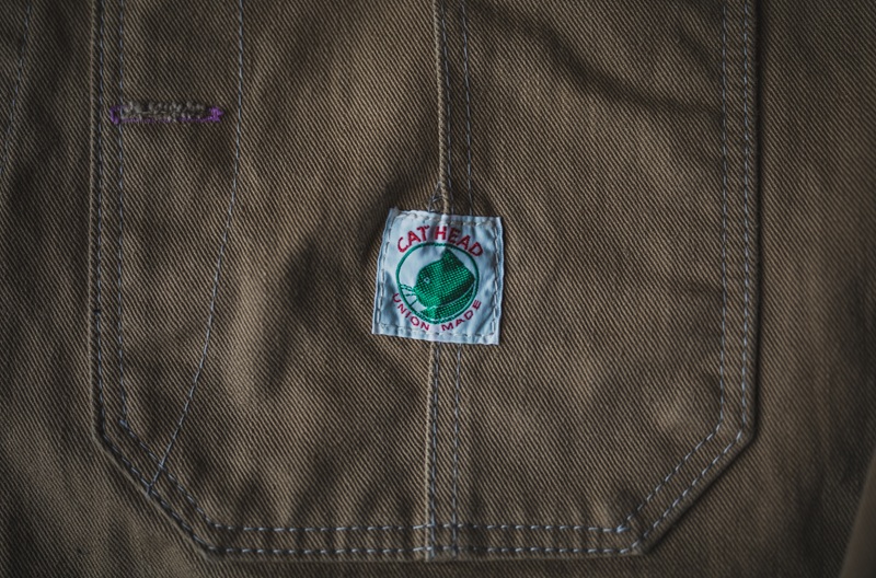 TCB jeans TCBジーンズ Cat Head Jacket Khaki Drill キャットヘッドジャケット カーキドリル カバーオール Qurious キュリアス 新潟 通販