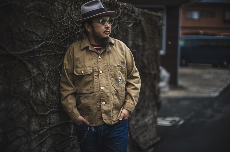 TCB jeans TCBジーンズ Cat Head Jacket Khaki Drill キャットヘッドジャケット カーキドリル カバーオール Qurious キュリアス 新潟 通販