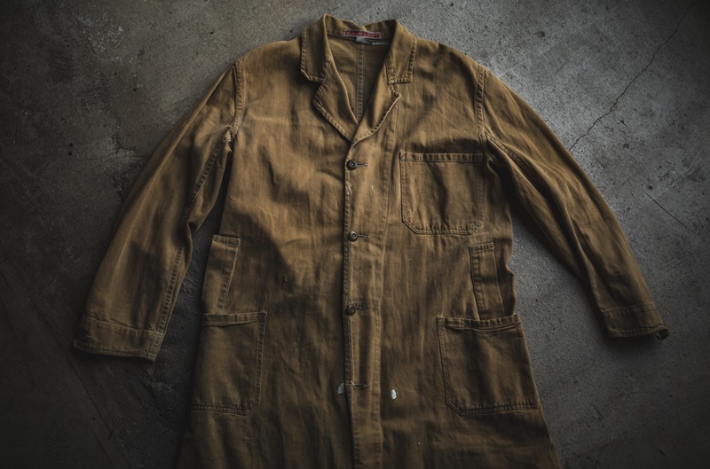 TCB jeans TCBジーンズ Cat Head Jacket Khaki Drill キャットヘッドジャケット カーキドリル カバーオール Qurious キュリアス 新潟 通販