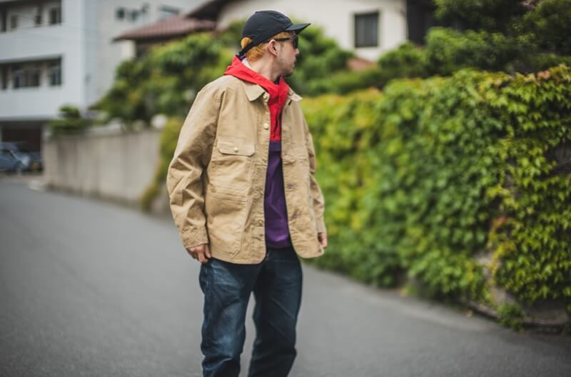TCB jeans TCBジーンズ Cat Head Jacket Khaki Drill キャットヘッドジャケット カーキドリル カバーオール Qurious キュリアス 新潟 通販