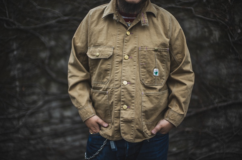 TCB jeans TCBジーンズ Cat Head Jacket Khaki Drill キャットヘッドジャケット カーキドリル カバーオール Qurious キュリアス 新潟 通販