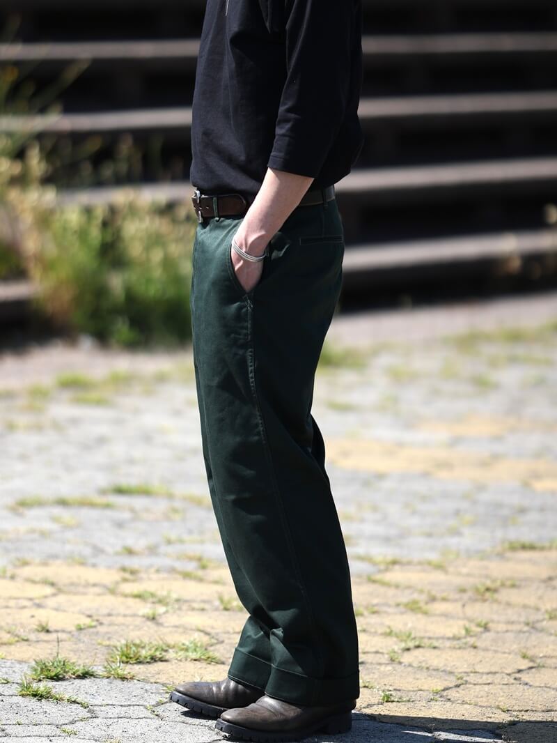 TCB jeans TCBジーンズ Stay Gold Chino/ Tree Green & Trunk Brown ステイゴールドチノ グリーン&ブラウン