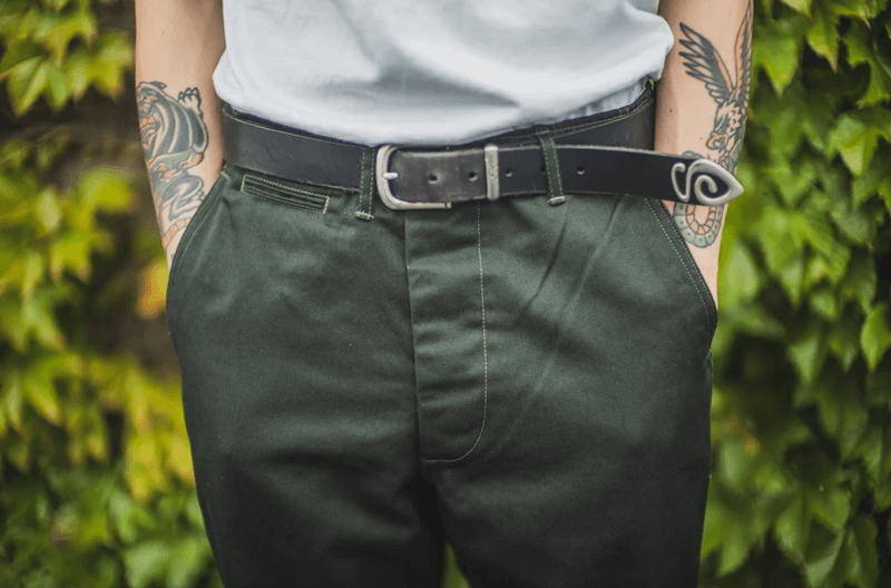 TCB jeans TCBジーンズ Stay Gold Chino/ Tree Green & Trunk Brown ステイゴールドチノ グリーン&ブラウン