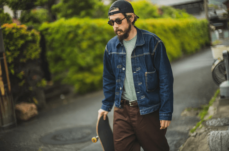 TCB jeans TCBジーンズ Stay Gold Chino/ Tree Green & Trunk Brown ステイゴールドチノ グリーン&ブラウン