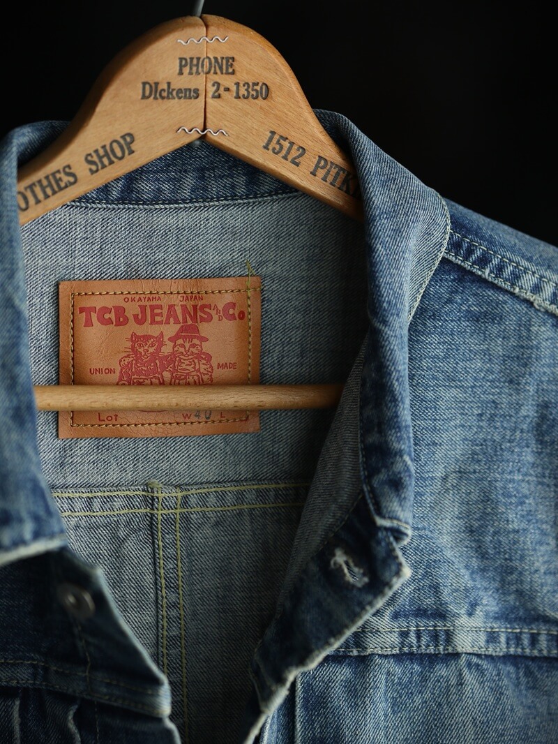 TCB jeans TCBジーンズ Vintage Washed S40's Jacket ヴィンテージウォッシュ 大戦モデル デニムジャケット