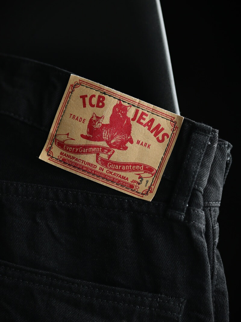 TCB jeans TCBジーンズ 505 BKBK 505 ブラックジーンズ