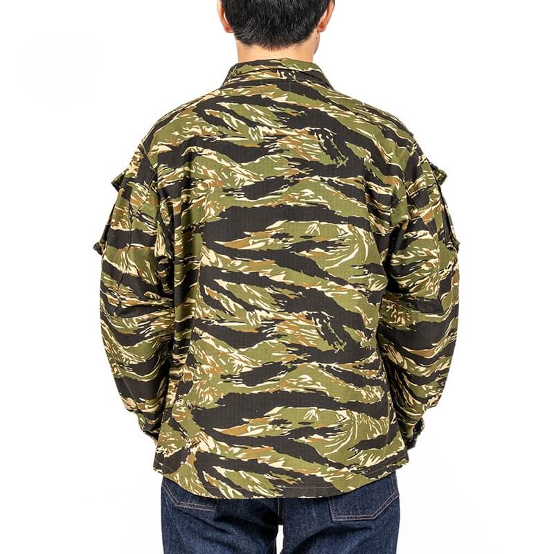 WORKERS ワーカーズ  Field Shirt, Tiger Camo Ripstop