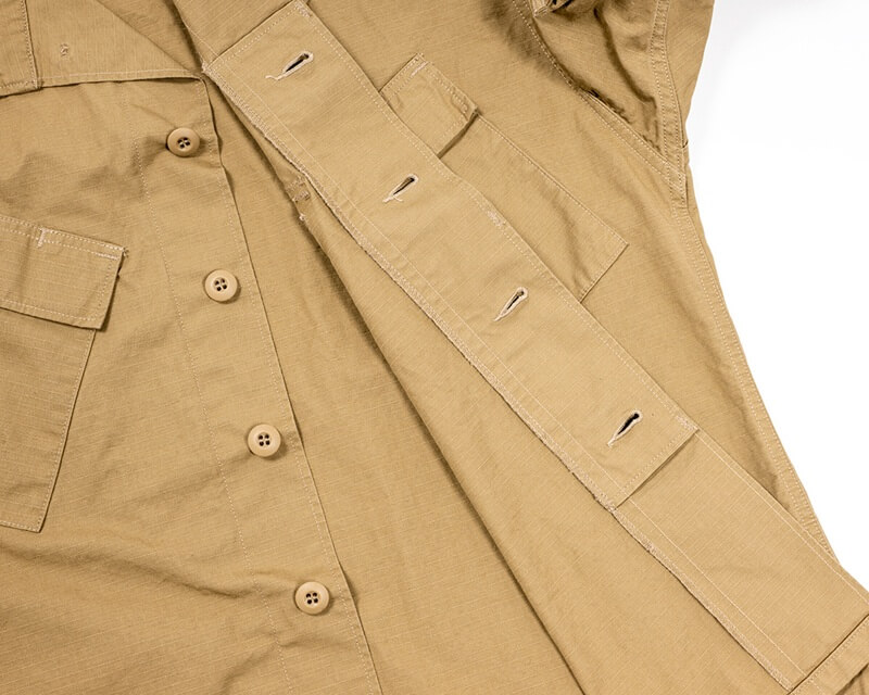 WORKERS ワーカーズ  Field Shirt, Tiger Camo Ripstop