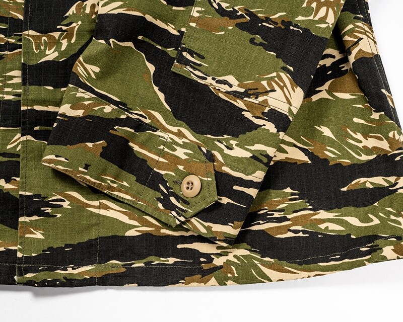 WORKERS ワーカーズ  Field Shirt, Tiger Camo Ripstop
