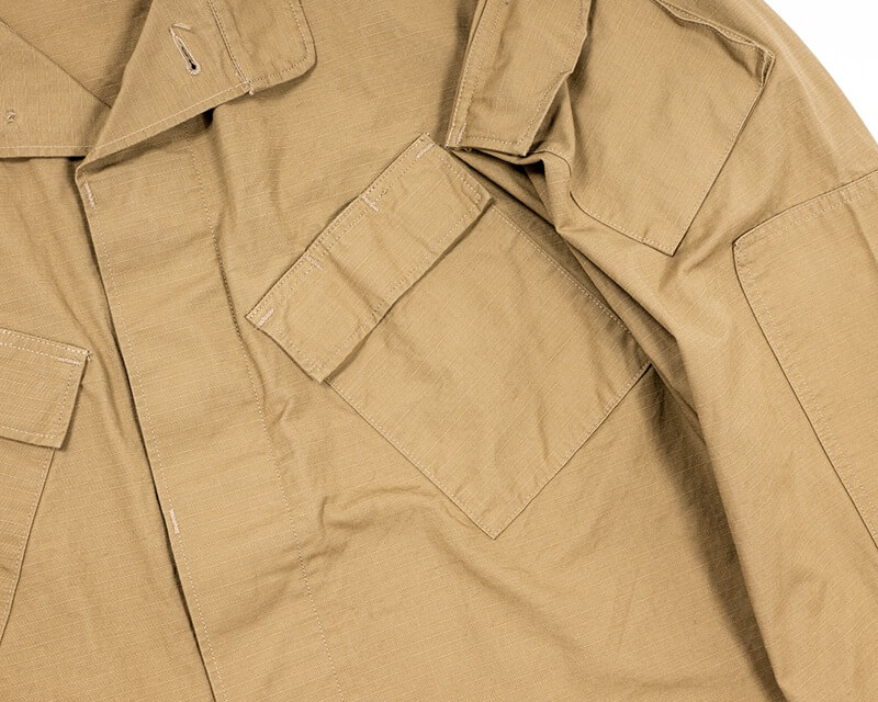 WORKERS ワーカーズ  Field Shirt, Tiger Camo Ripstop
