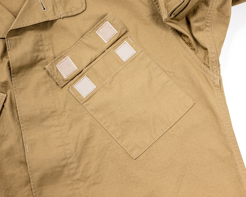 WORKERS ワーカーズ  Field Shirt, Tiger Camo Ripstop