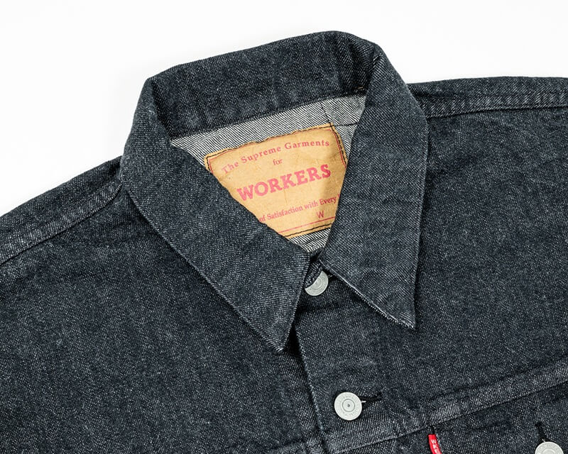 WORKERS ワーカーズ  Lot 857 Black, 13.75oz, Black Raw Denim, American Cotton 100% デニムジャケット