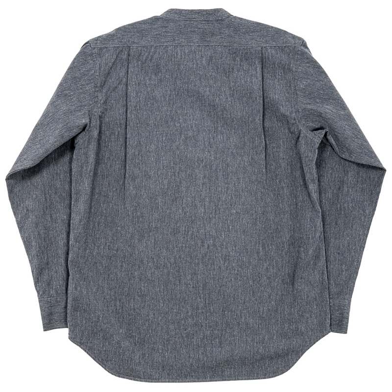 2026春夏 ご予約 WORKERS ワーカーズ Band Collar Shirt, Black