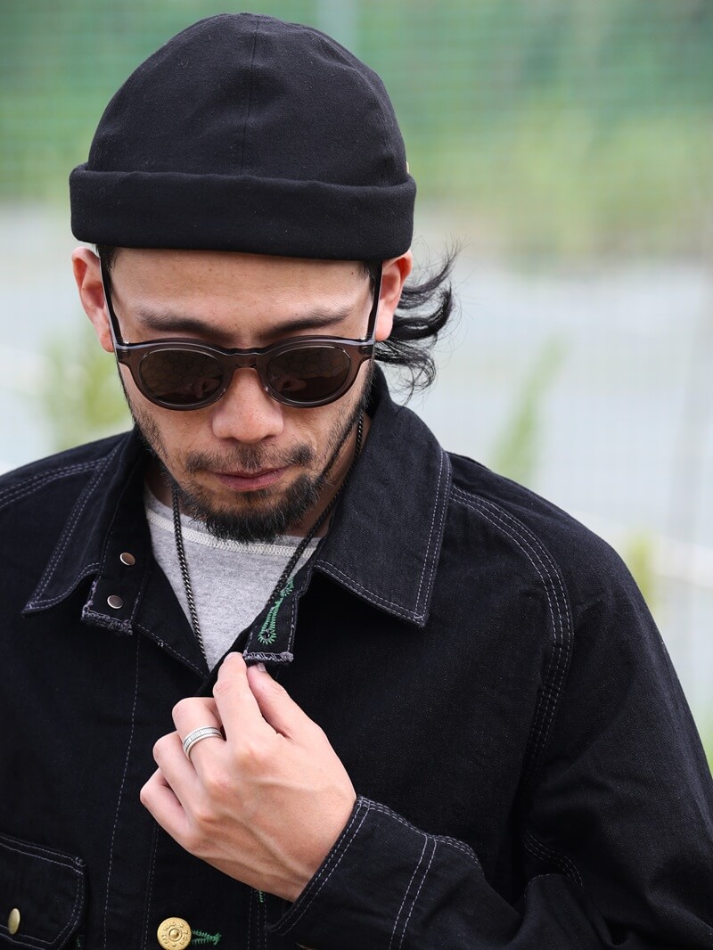 TCB jeans TCBジーンズ TCB jeans Cat Head Jacket BKBK キャットヘッドジャケット ブラックデニム