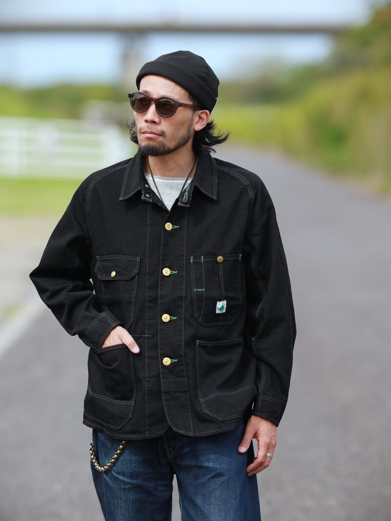 TCB jeans TCBジーンズ TCB jeans Cat Head Jacket BKBK キャットヘッドジャケット ブラックデニム