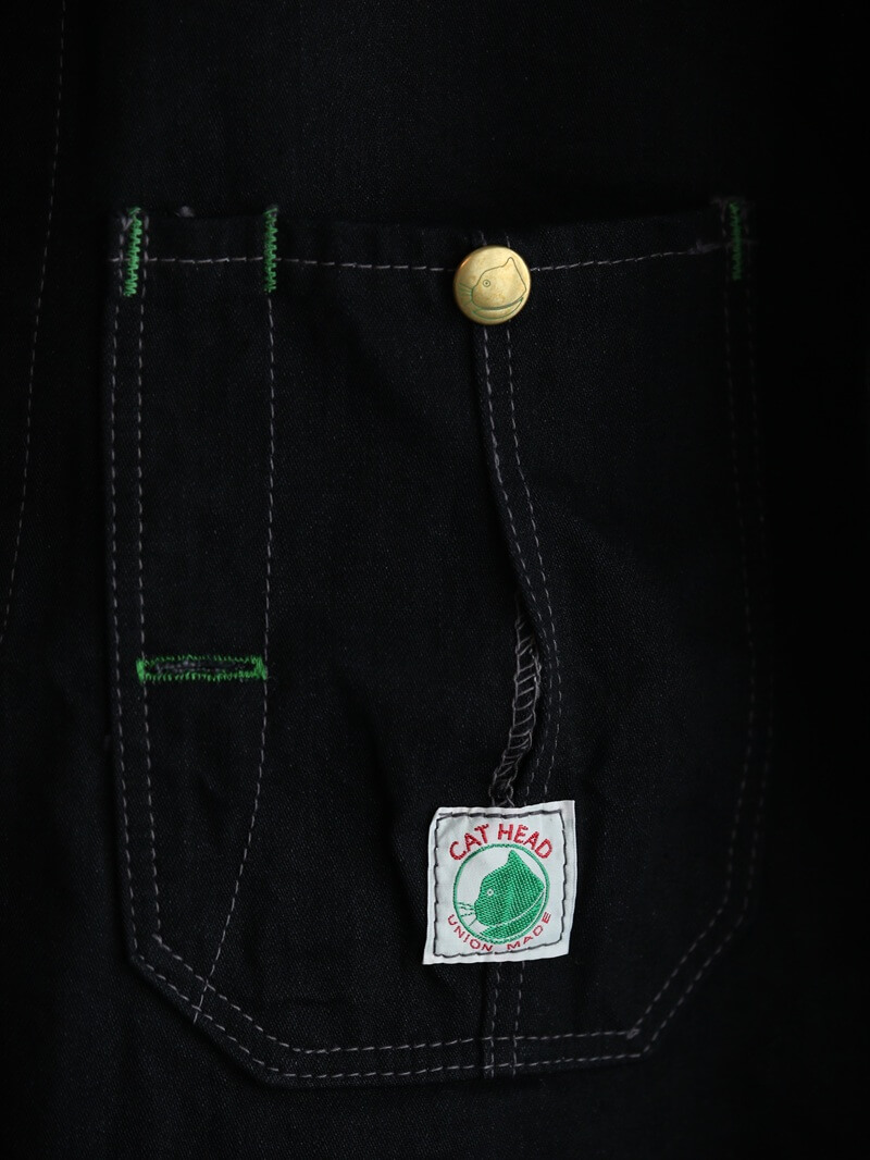 TCB jeans TCBジーンズ TCB jeans Cat Head Jacket BKBK キャットヘッドジャケット ブラックデニム