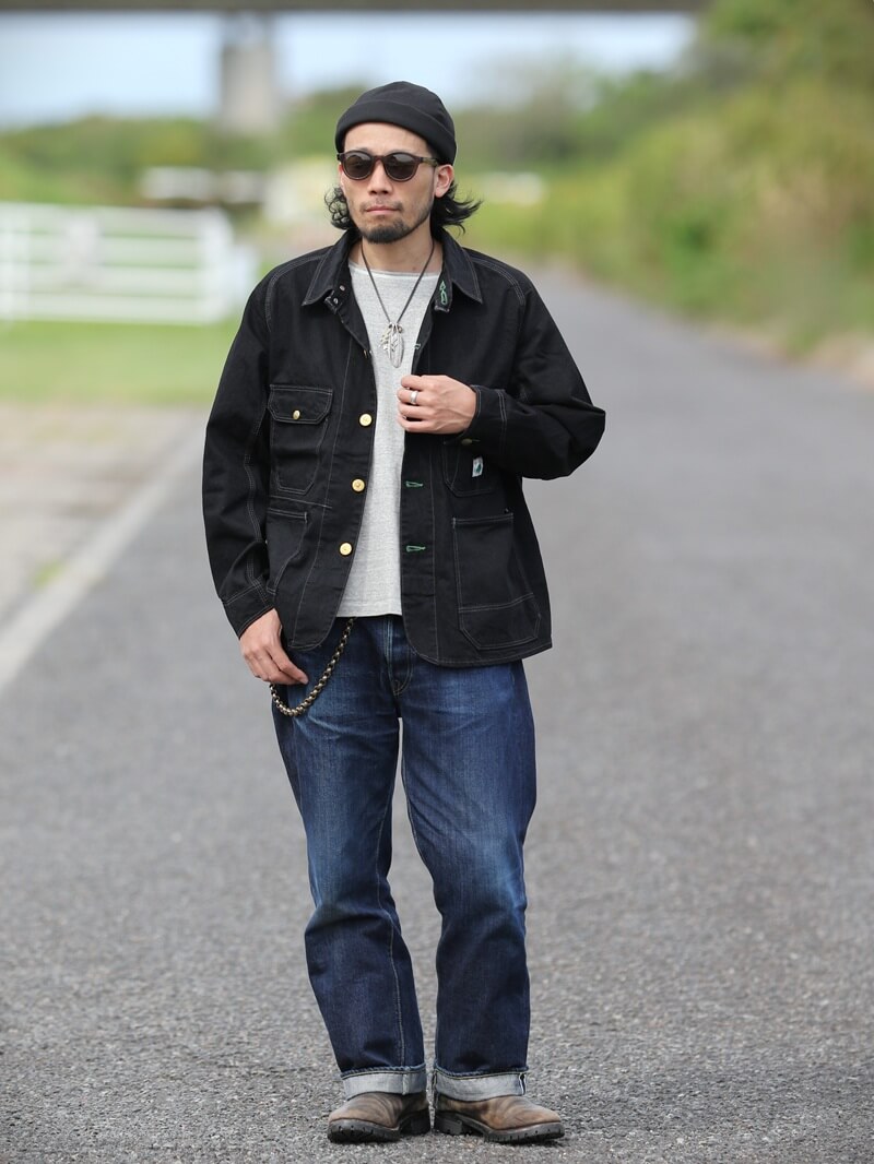 TCB jeans TCBジーンズ TCB jeans Cat Head Jacket BKBK キャットヘッドジャケット ブラックデニム