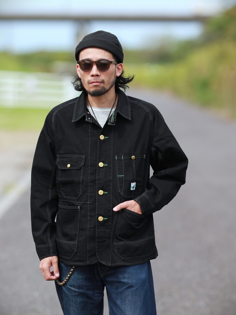 TCB jeans TCBジーンズ TCB jeans Cat Head Jacket BKBK キャットヘッドジャケット ブラックデニム
