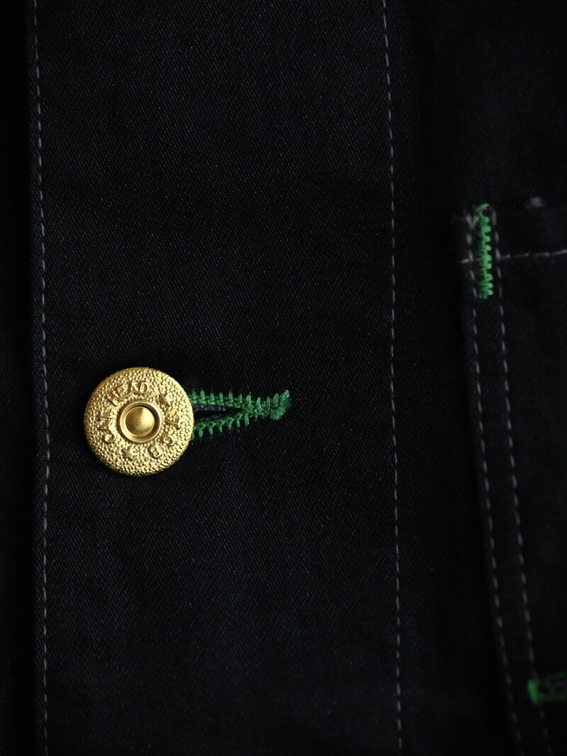 TCB jeans TCBジーンズ TCB jeans Cat Head Jacket BKBK キャットヘッドジャケット ブラックデニム