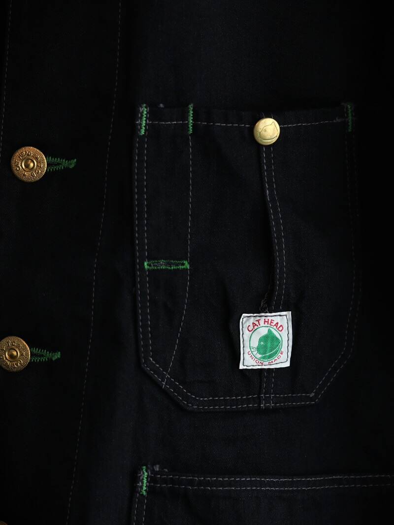 TCB jeans TCBジーンズ TCB jeans Cat Head Jacket BKBK キャットヘッドジャケット ブラックデニム