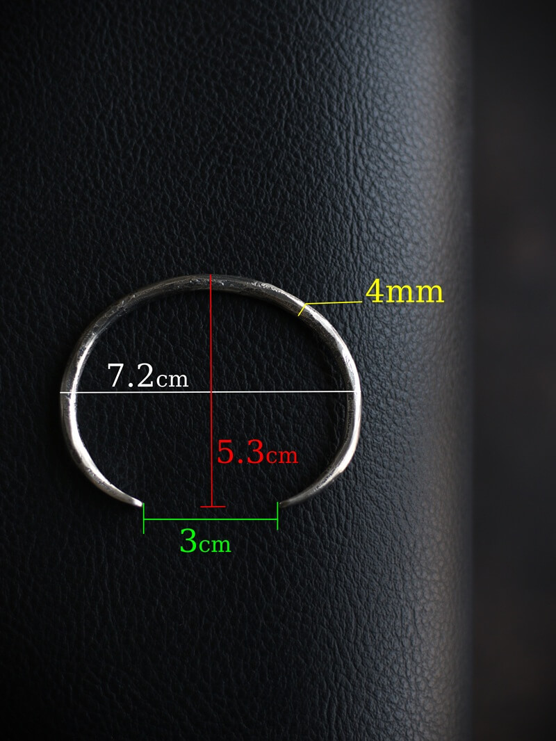 hemlock ヘムロック RB Forged bangle -silver シルバーバングル