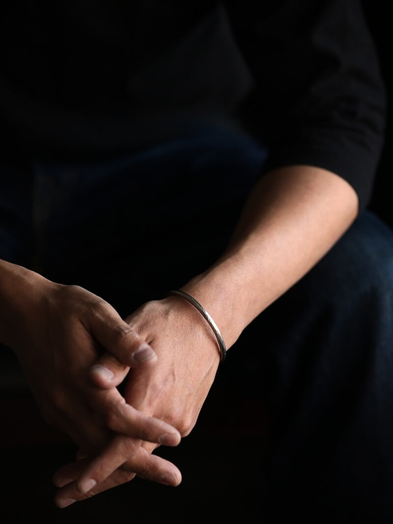hemlock ヘムロック RB Forged bangle -silver シルバーバングル