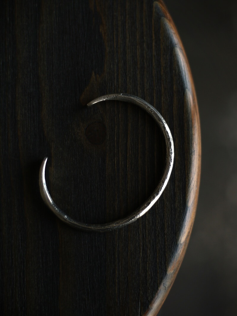 hemlock ヘムロック RB Forged bangle -silver シルバーバングル