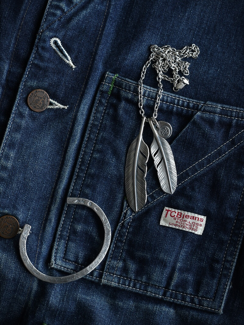 hemlock ヘムロック Forged bangle -silver シルバーバングル