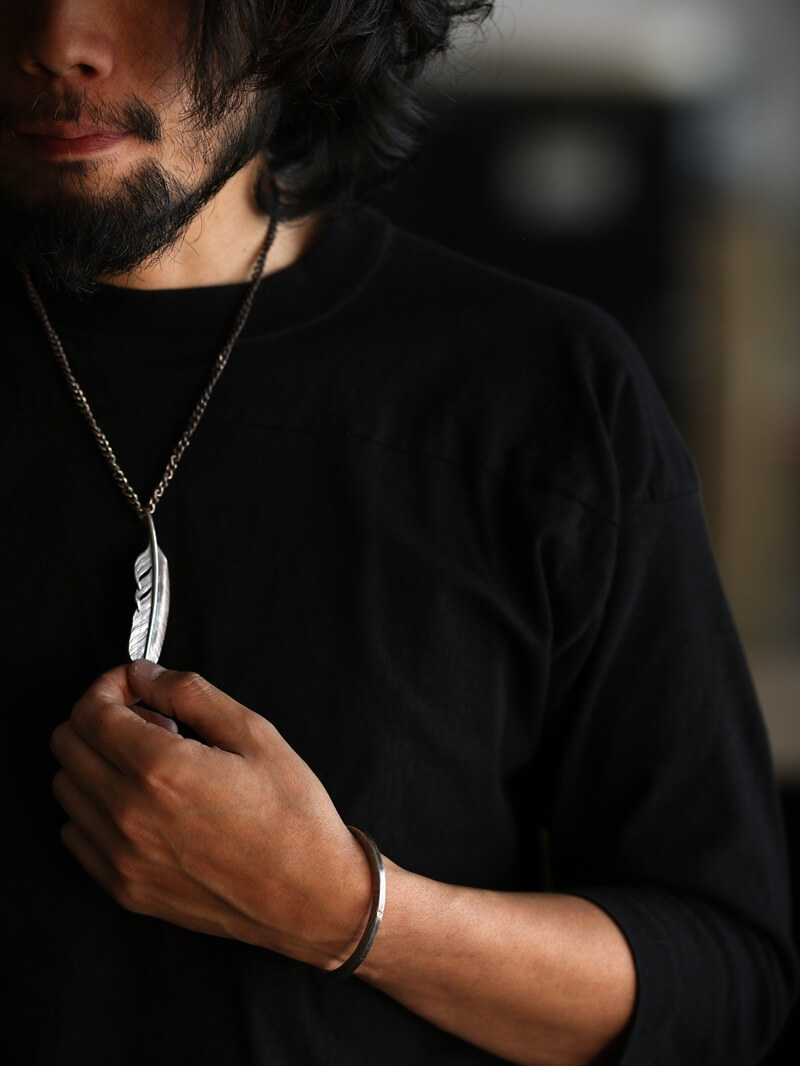 hemlock ヘムロック Forged bangle -silver シルバーバングル