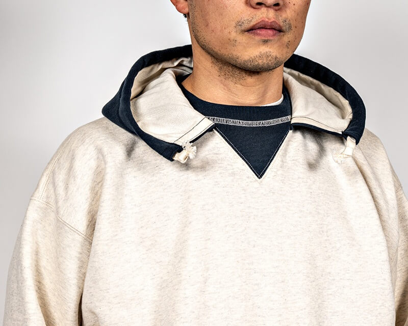 WORKERS ワーカーズ Atozuke Parka, 2-Tone/Oatmeal x Fade Blk