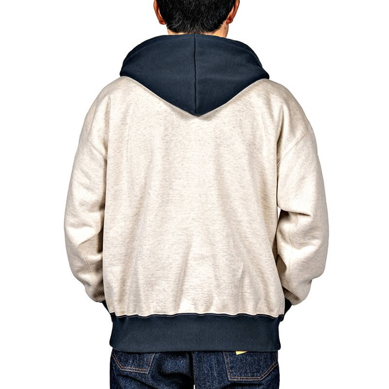 WORKERS ワーカーズ Atozuke Parka, 2-Tone/Oatmeal x Fade Blk