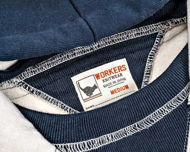 WORKERS ワーカーズ Atozuke Parka, 2-Tone/Oatmeal x Fade Blk