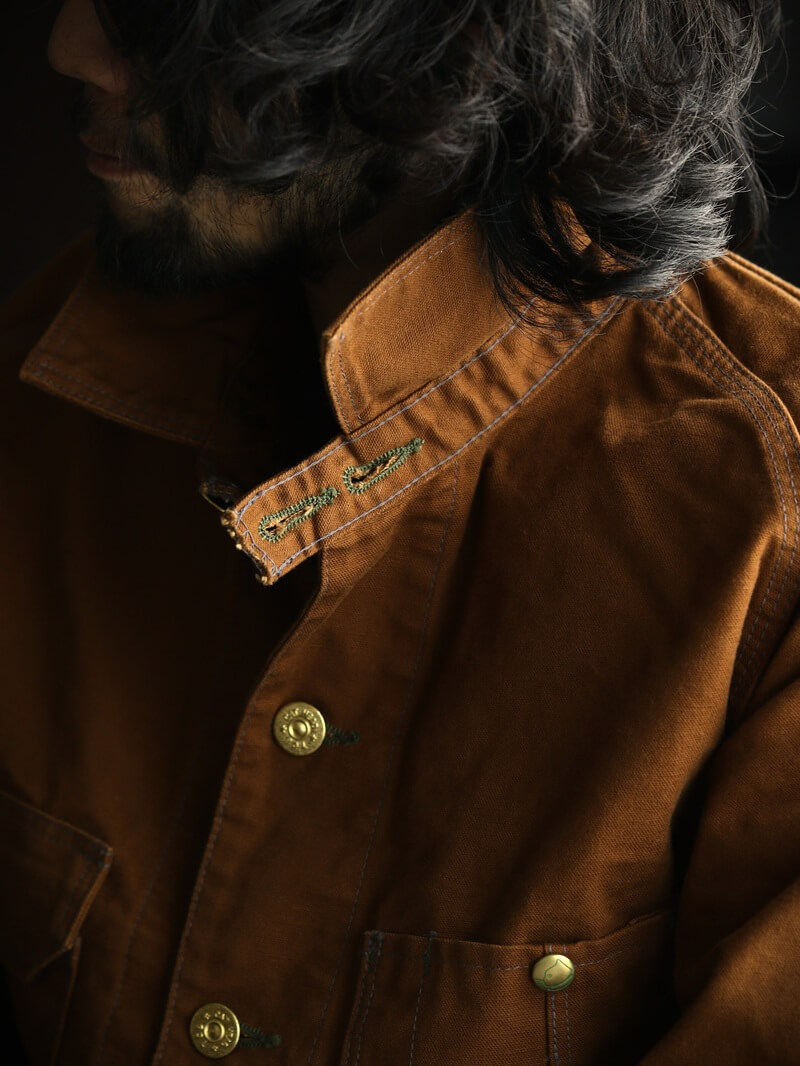 TCB jeans TCBジーンズ Cat Head Jacket Brown Canvas キャットヘッドジャケット ブラウンダック