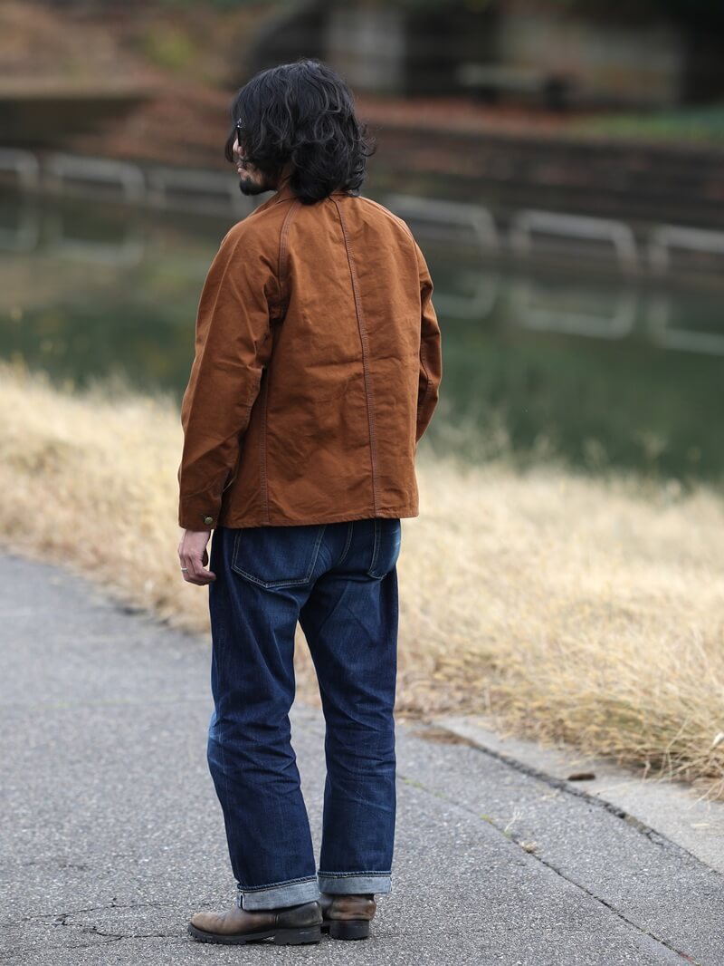 TCB jeans TCBジーンズ Cat Head Jacket Brown Canvas キャットヘッドジャケット ブラウンダック