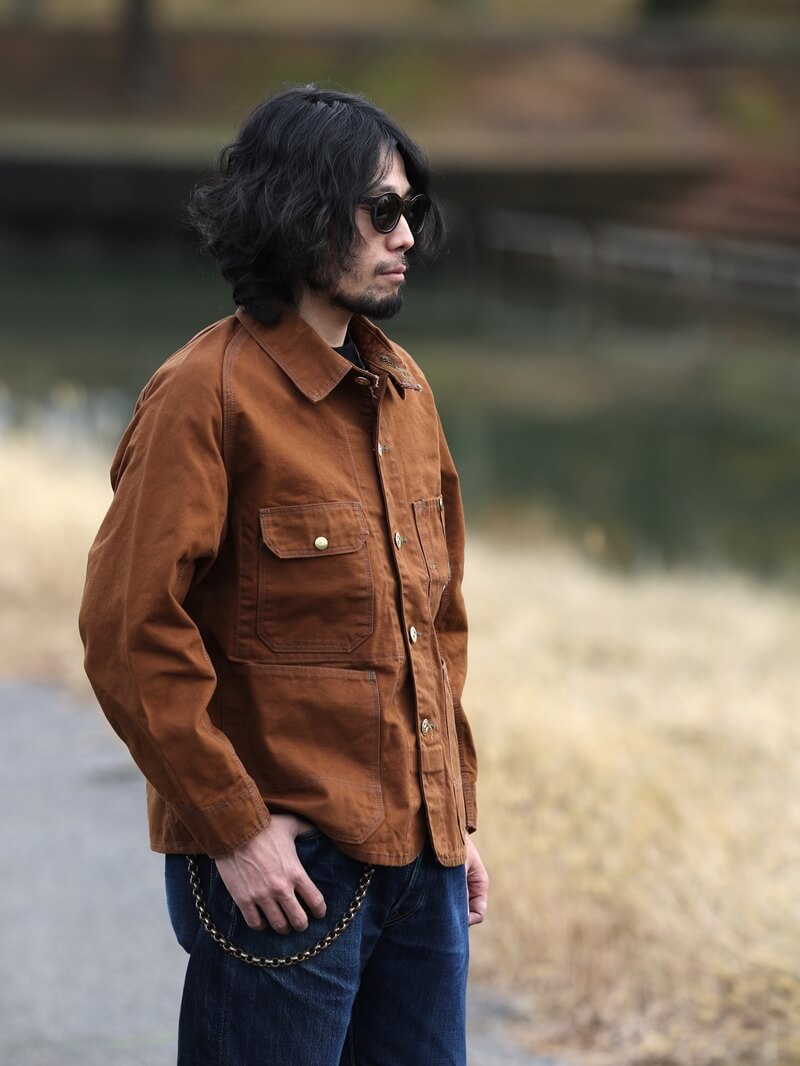 TCB jeans TCBジーンズ Cat Head Jacket Brown Canvas キャットヘッドジャケット ブラウンダック