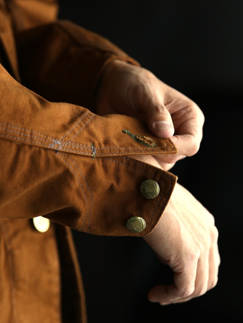 TCB jeans TCBジーンズ Cat Head Jacket Brown Canvas キャットヘッドジャケット ブラウンダック