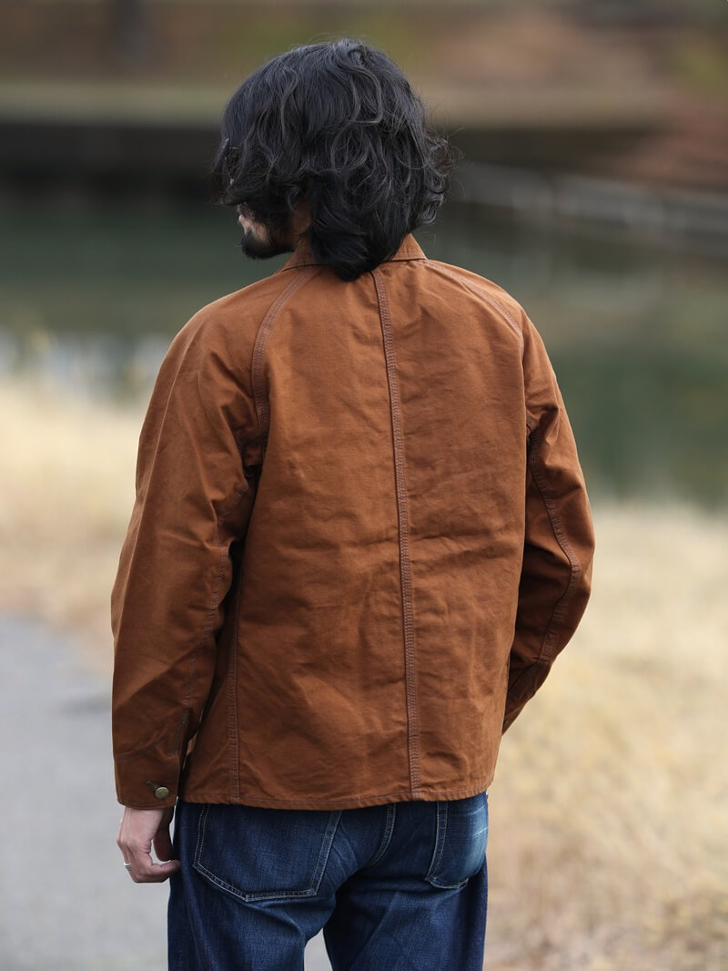 TCB jeans TCBジーンズ Cat Head Jacket Brown Canvas キャットヘッドジャケット ブラウンダック