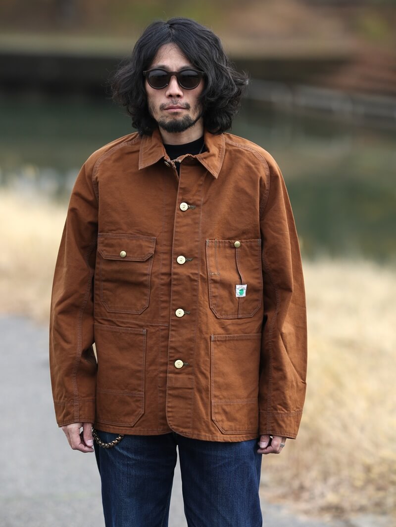 TCB jeans TCBジーンズ Cat Head Jacket Brown Canvas キャットヘッドジャケット ブラウンダック