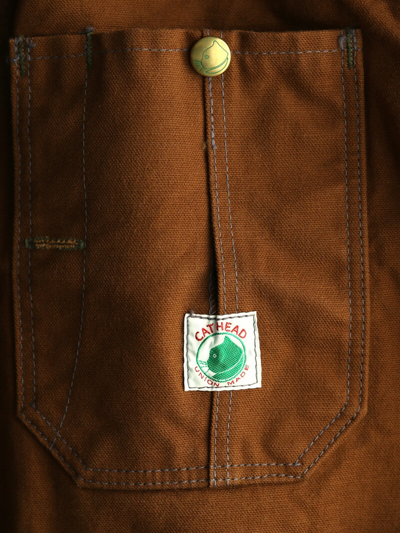 TCB jeans TCBジーンズ Cat Head Jacket Brown Canvas キャットヘッドジャケット ブラウンダック